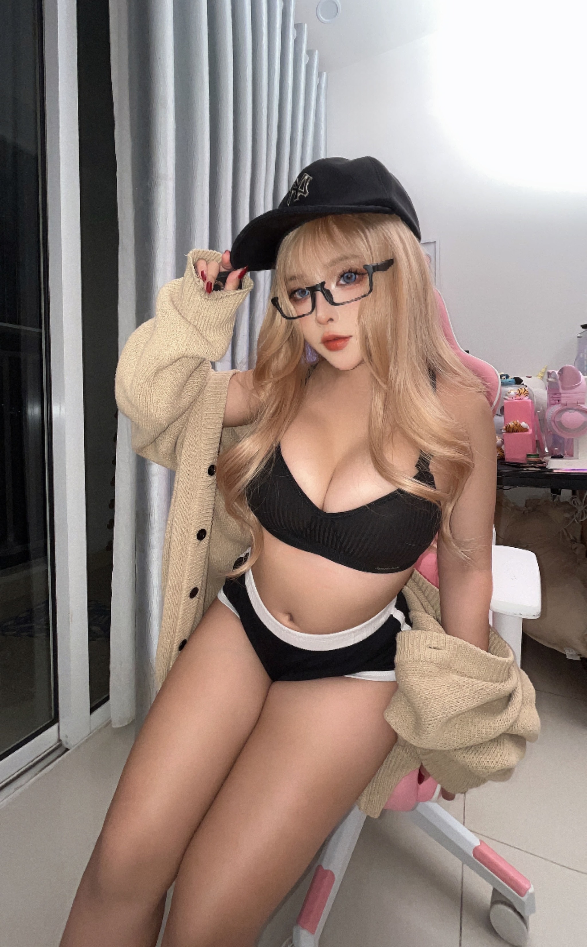 图片[1]-Sayo Momo – NO.045  Blondie Homie Gurl 18 ❤ [36P]-XikXak